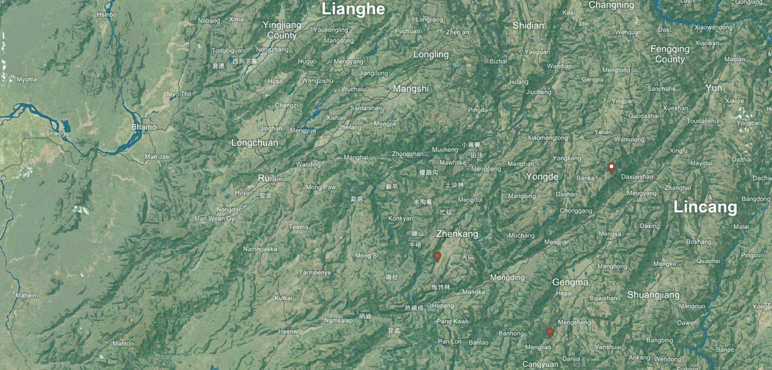 Lincang background map desktop
