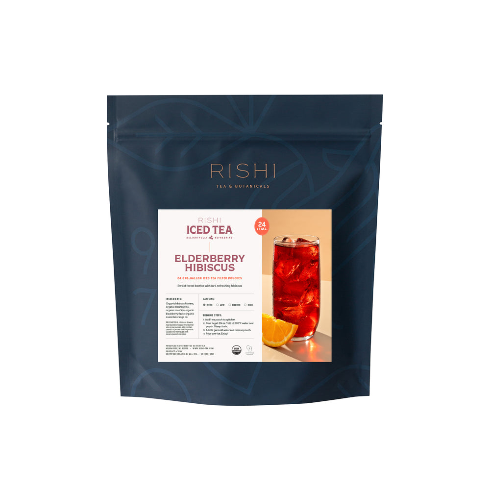 Elderberry Hibiscus Iced Tea