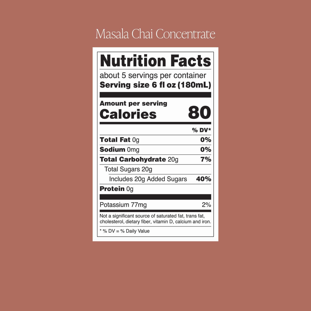 Masala Chai Concentrate-Organic