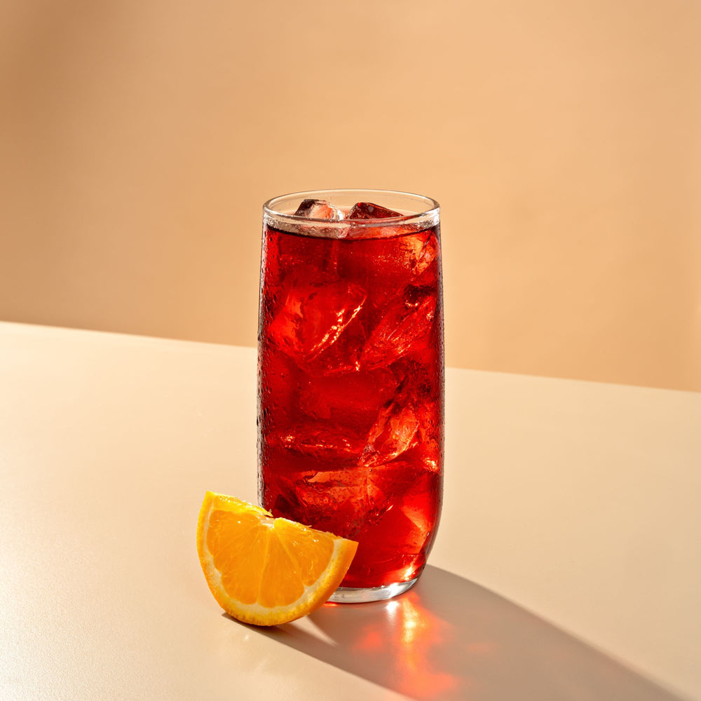 Elderberry Hibiscus Iced Tea