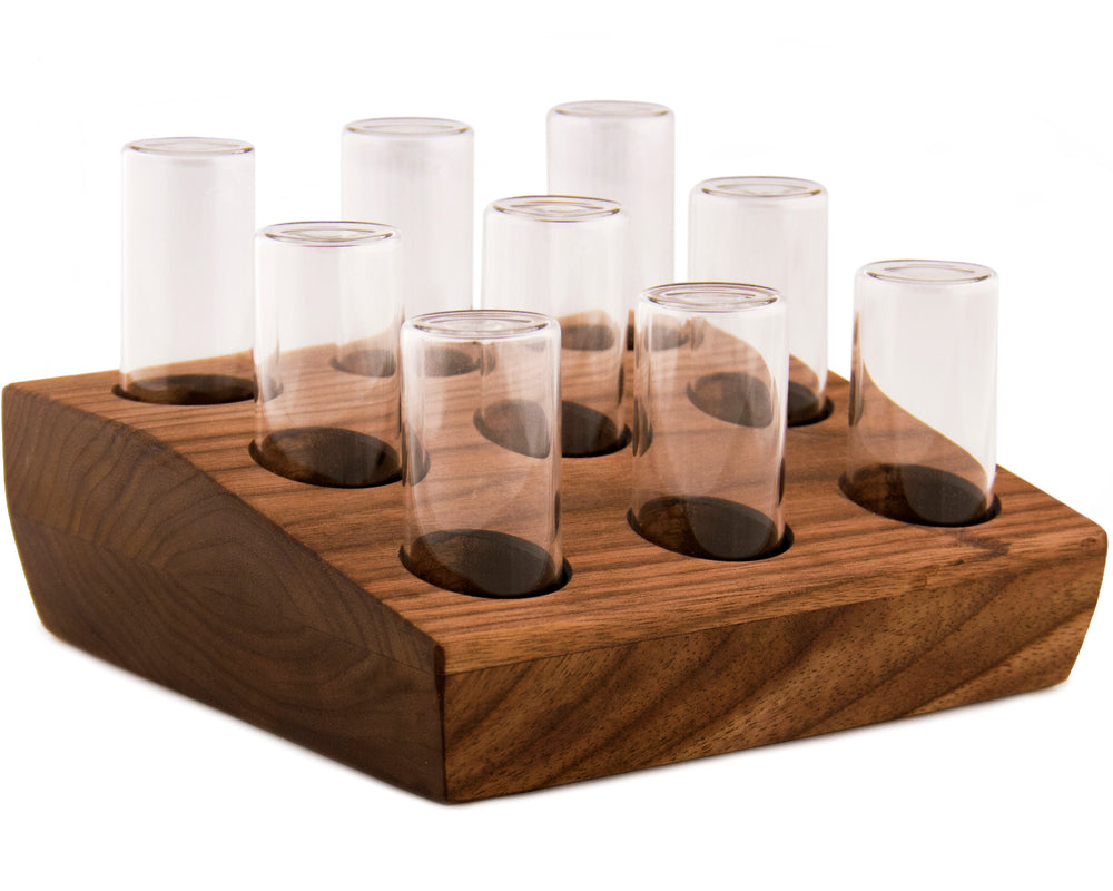 Tea Palette with 9 Glass Vials