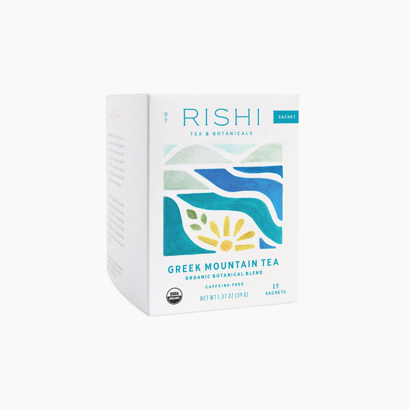 Rishi Tea & Botanicals Greek Mountain Tea.